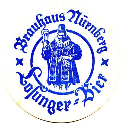 nürnberg n-by brauhaus losu rund 3b (215-losunger bier-blau)